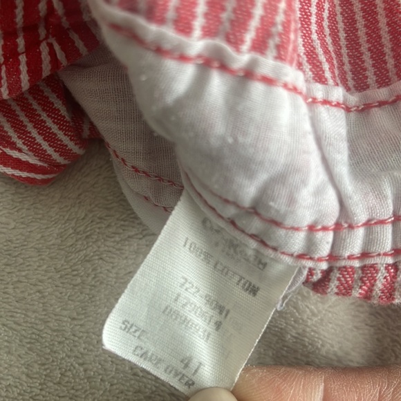 OSH KOSH // vintage stripe shirt overalls (4T) - Picture 3 of 3